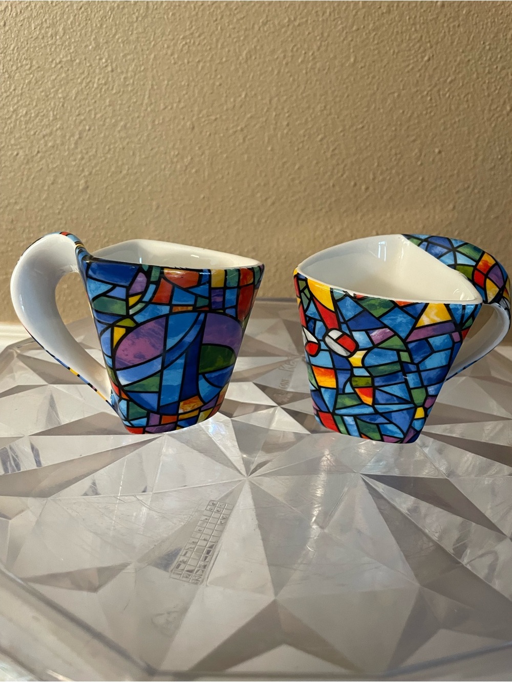 Barcelona Gaudi Mosaic Cappuccino Cups set of 2